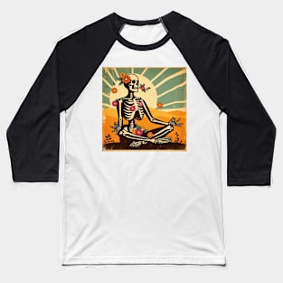 Zen Bones Bloom Baseball T-Shirt